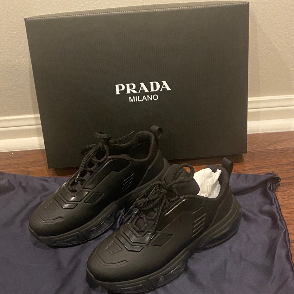 Authentic Prada Women’s Black Sneakers